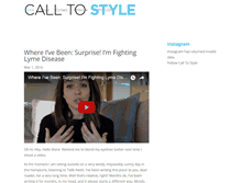 Tablet Screenshot of calltostyle.com